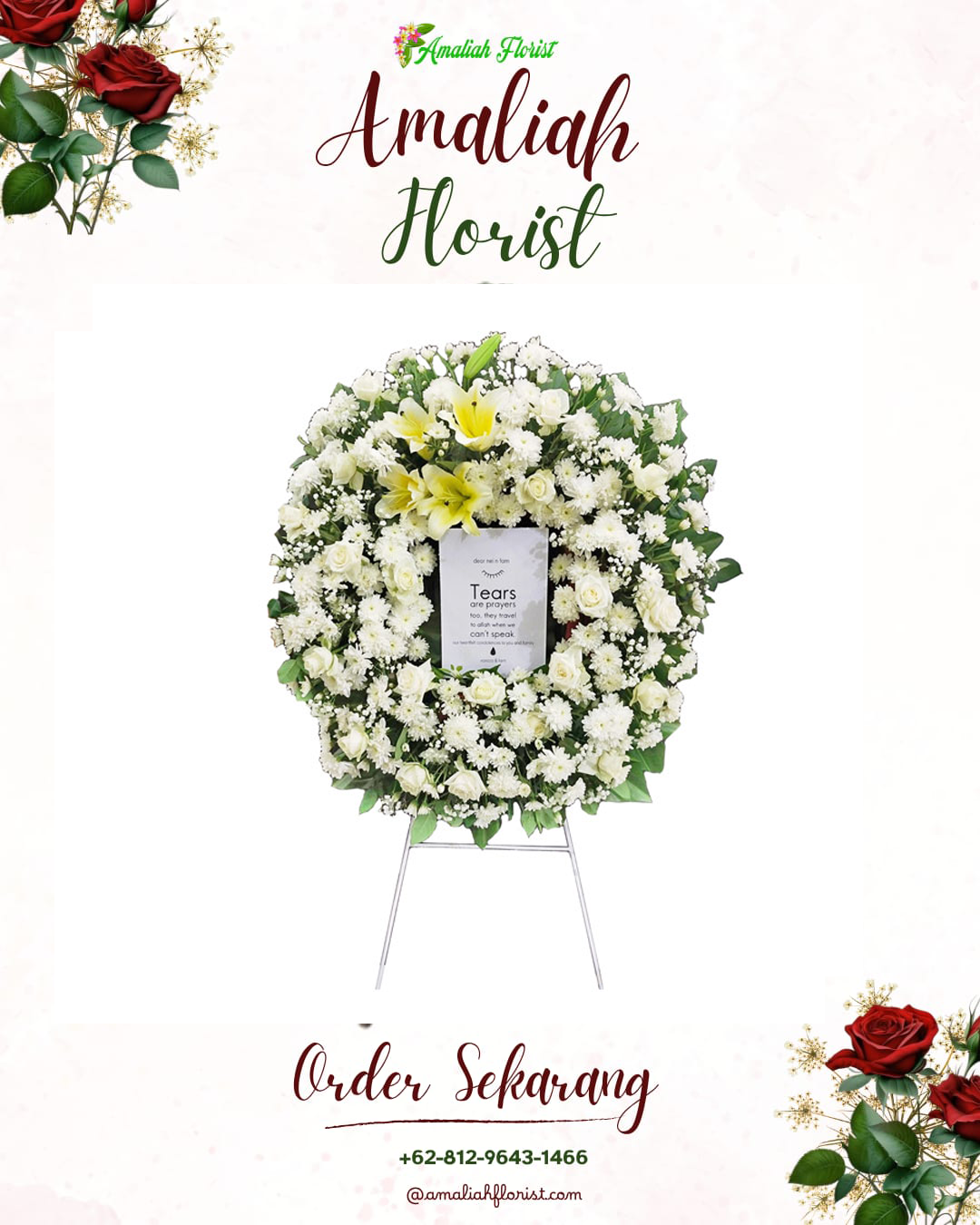 Krans Bunga Duka Mojolaban